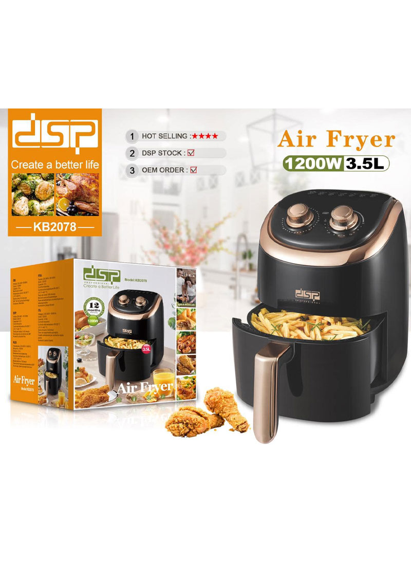 Dsp Air Fryer (KB-2048A)   3l 